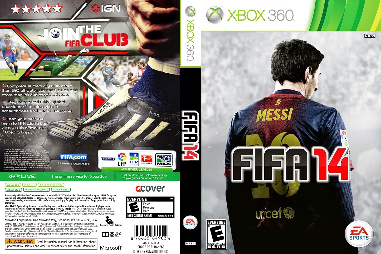 FIFA 14 Xbox 360 Ultra Capas